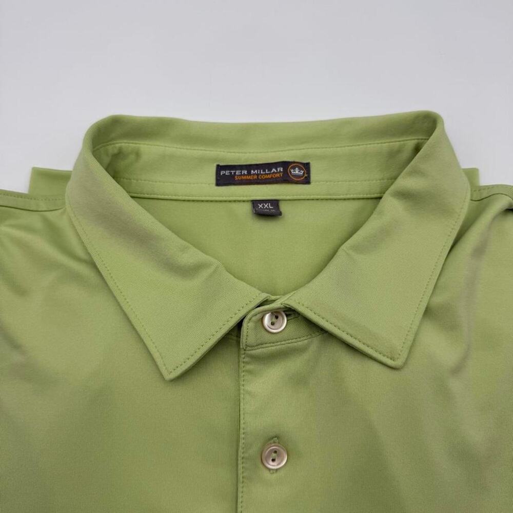 Peter millar summer comfort green polo size XXL colonial golf club Fort Worth